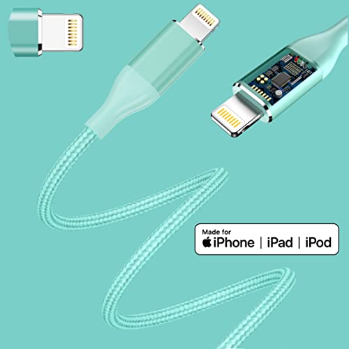 4Packs 6FTLightning Kábel 4Colors iPhone Töltő Apple Mpi Hitelesített Nylon Fonott USB Töltő Kábel iPhone 13 12 11Pro MAX Xs XR X 8 7 6 6 Plusz