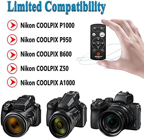 AODELAN a Nikon P1000 Z50 Kamera Távvezérlő P950 B600 A1000 Z30 Z6 II. Z7 II. Zfc Z fc Kioldó (Cserélje ki a Nikon ML-L7)