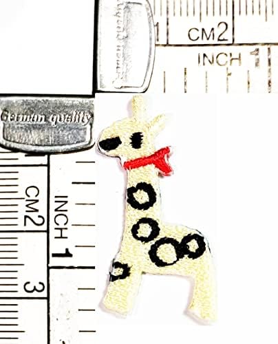 Kleenplus 2db. Mini Zsiráf Kis Aranyos Rajzfilm Varrni Vas a Patch Hímzett Applied Kézműves Kézzel készített Ruhák Ruha Növény