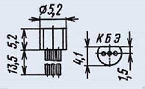 S. U. R. & R Eszközök KT313A1 analoge 2N2906, 2SA530 szilícium tranzisztor SZOVJETUNIÓ 50 db