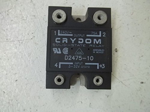 CRYDOM D2475-10 SSR, Panel-Hegy, 280VAC, 32VDC, 75A