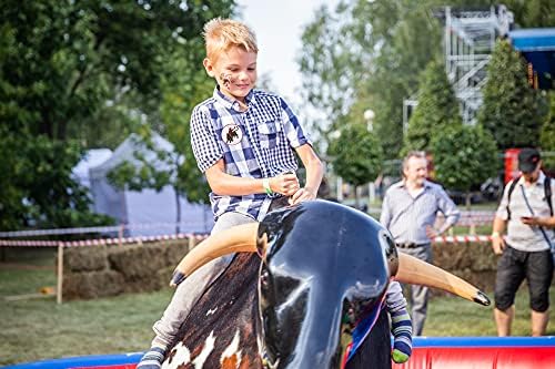 A Bull Riding Mellény Patch - Rodeós Cowboy - 3 inch, Egyéni Stick Hímzett - Lehet Varrni