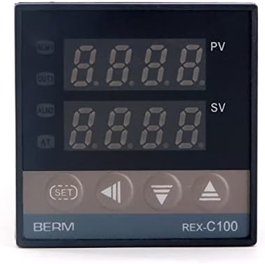 Studyset Digitális PID Hőmérséklet szabályozó REX-C100FK02-MXDN 0-400 Mértékben Intelligens Termosztát Nagy Pontosságú termosztát (Hosszú)