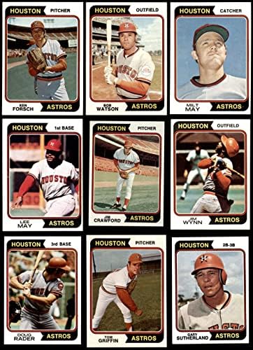 1974 Topps Houston Astros Közelében Csapat készen áll Houston Astros (Set) NM Astros