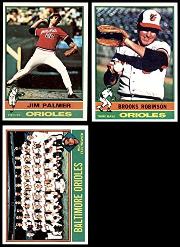 1976 Topps Baltimore Orioles Csapat készen áll Baltimore Orioles (Set) NM Orioles