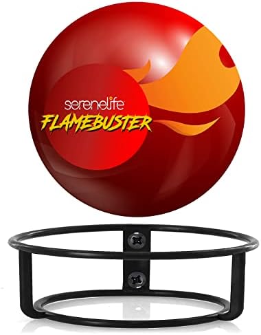 SereneLife Flamebuster a Konzol, Könnyű, Hordozható Automatikus Tűz Labda Tűzoltó & Első Figyelmeztető HOME1 Újratölthető Standard