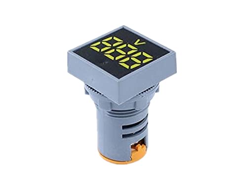 NIBYQ 22mm Mini Digitális Voltmérő Tér AC 20-500V Voltos Feszültség Teszter Méter Power LED Kijelző Kijelző ( Szín : Zöld )