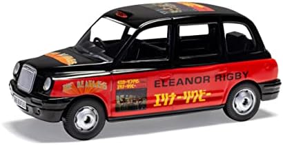 Corgi Fröccsöntött A Beatles Eleanor Rigby 1:36 Kijelző Autó Modell CC85936,Fekete-Piros