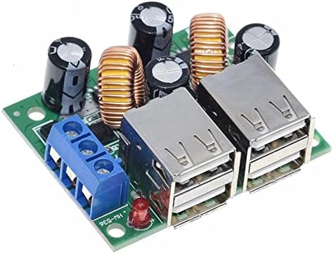4 Négy USB Port A5268 Lépés Le a Tápegység Átalakító Testület Modul DC 12V 24V 40V, hogy 5V 5A MP3/MP4 Telefon, Autó Felszerelés 1db