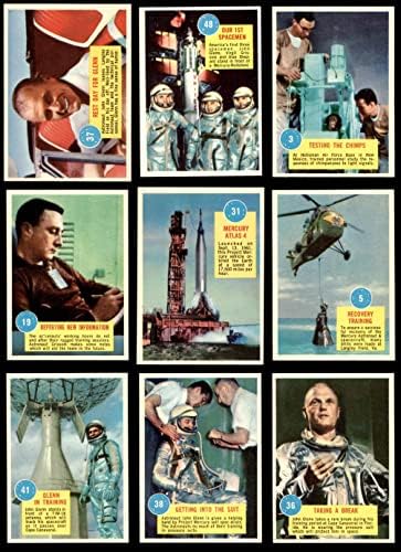 1963 Topps Űrhajósok 3D Majdnem Teljes Készlet - Premier (Kártya) NM