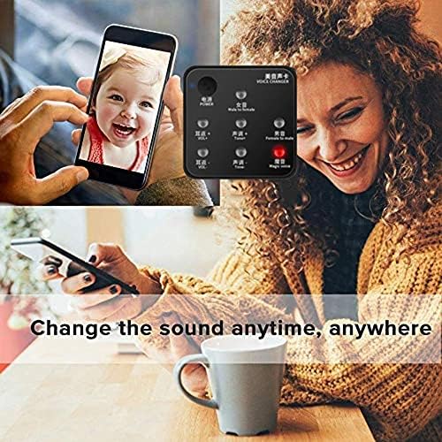 FZZDP Voice Changer Élő Streaming Többfunkciós Férfi-Női Hang Modulátor Hívásokat Mini Voice Changer