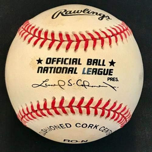 BRETT TOMKO (Vörös) aláírt Nemzeti Liga (Coleman) baseball (TU) - Dedikált Baseball