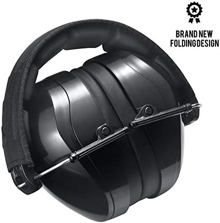 Pro Sho Minden Terepen Biztonsági Fül Védelme - NAGYOBB Méretű Összecsukható készült fülmelegítő Sokkal Könnyebb Súlya & Maximális hallásvédő,