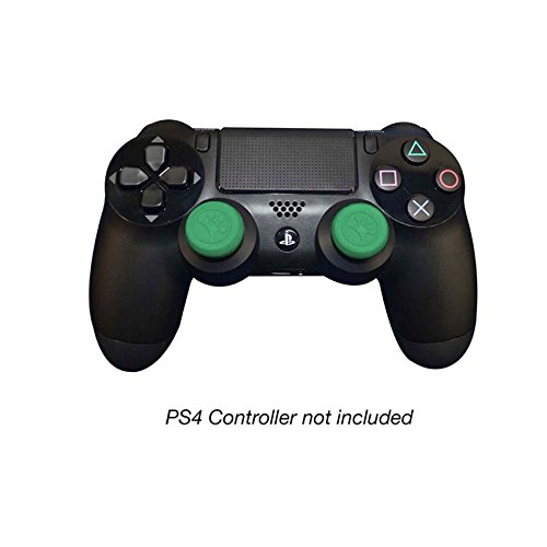 Tartás-az Analóg Stick Hüvelykujj Markolatok PlayStation, Xbox, 4 Csomag, Zöld