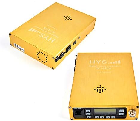 HYS kétsávos VHF/UHF Mobil Adó-vevő Arany Mobil Rádió Amatőr Rádió Beépített 12000mAh Akkumulátor Programozási Kábel Antenna SO239,
