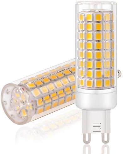 G9 LED Izzó G9 Bi-Pin-Bázis 9W (Egyenértékű 100W Halogén Csere) Meleg Fehér 3000K LED Fény, a Haza, Nappali, Hálószoba, Csillár,102