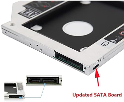 DY-tech 2 SATA Merevlemez SSD Caddy Adapter Dell Precision M4800 M6800 GS30N GS40N