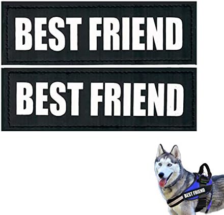 Homiego 2 Csomag Legjobb Barátja a Kutya Foltok Horog Támogatásával a Szolgáltatás Kutya Mellény Öv Nyakörvet Világító, Nagy
