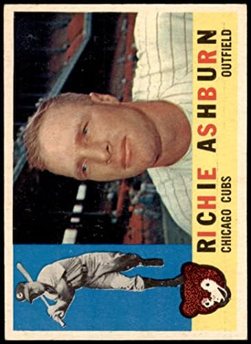 1960 Topps 305 Richie Ashburn Chicago Cubs (Baseball Kártya) EX Cubs