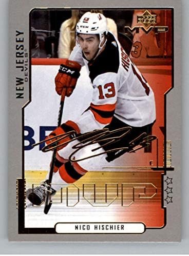 2020-21 Felső szint MVP 20th Anniversary Harmadik Csillag 46 Nico Hischier New Jersey Devils NHL Jégkorong Trading Card
