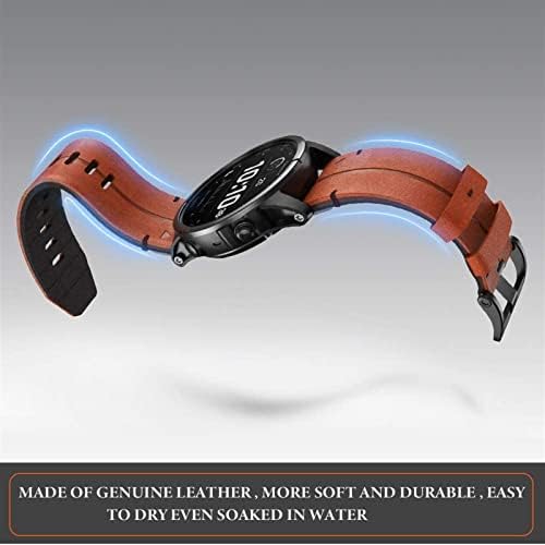 Lehet elérni, Eredeti olasz Marhabőr Quickfit Watchband A Garmin Fenix 7 X 7 Óra Easyfit Csukló Zenekar 22 26mm Eredeti Szíjjal
