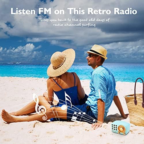 Retro Bluetooth Hangszóró, Vintage Rádió-Greadio FM Rádió, a Régi Klasszikus Stílus, Erős, mély hangok kiemelése, Hangos Hangerő, Bluetooth