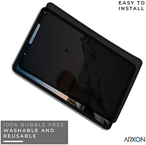 ARXON Adatvédelmi képernyővédő fólia, Teljesen Kivehető, Anti-Vakító fény, karcálló, Buborék Mentes, Ujjlenyomat-Bizonyíték Apple iPad