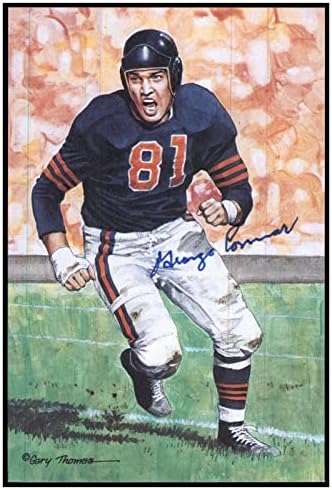 George Connor Aláírt gólvonalon, Art-Kártya mlcsz-nek Dedikált Medvék PSA/DNS AL85625 - Dedikált NFL Labdarúgó-Kártyák