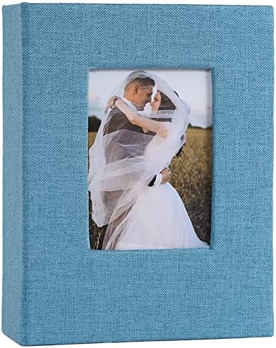 Fotóalbum 4x6 100 Fotó a Kép Albumok, Személyre szabott Címlap Fotó Könyv Esküvői Baba Család Évforduló Kis Fotó Könyv Kék