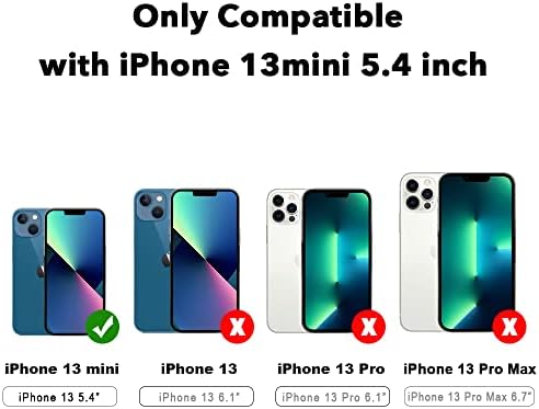 hepix Hegy Esetben Kompatibilis az iPhone 13 Mini Esetben 5.4 inch Világos, 2021, Naplemente Hegyek iPhone 13 Mini Esetben a Nők, Lányok,