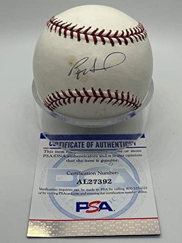 Ryan Howard Philadelphia Phillies Aláírt Autogramot OMLB Baseball PSA DNS - Dedikált Baseball