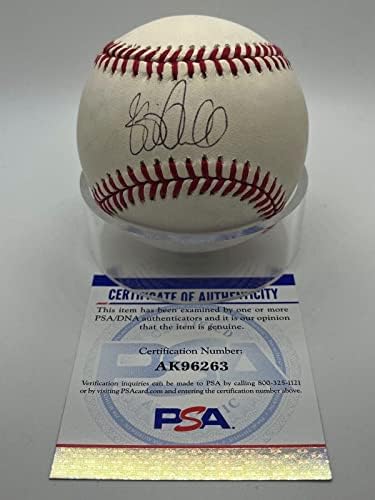 Jeff Russell Texas Rangers Aláírt Autogramot Hivatalos OMLB Baseball PSA DNS - Dedikált Baseball