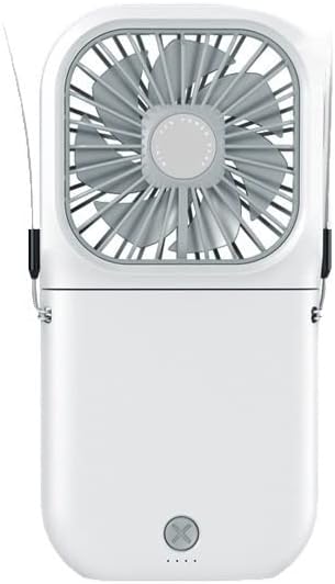 Kézi Fan Mini Ultra-Vékony, Összecsukható, Hordozható Lóg Nyak Ventilátor USB Töltés Lóg Nyak Ventilátor (Szín : F200 Fehér)
