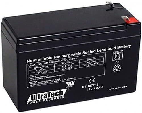 UltraTech IM-1272F2 12V, 7.0 Ah Akkumulátor SLA, F2 Terminál 24 Csomag