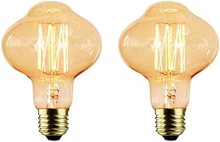 MaoTopCom 60 Watt Vintage Edison Izzók, 2300K Meleg Sárga E26 Bázis Amber Üveg Szabályozható Antik Stílusú Izzó Haza világítótestek Dekoratív,