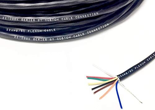 Egyéni Kábel csatlakozó 22 AWG 8 Kalauz Átállási Árnyékolt Csatlakozó Belden 6506FE Kábel CMP/CL3P - a Flamarrest® szigetelés,