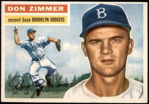 1956 Topps 99-Es Nem Zimmer Brooklyn Dodgers (Baseball Kártya) EX/MT+ Dodgers