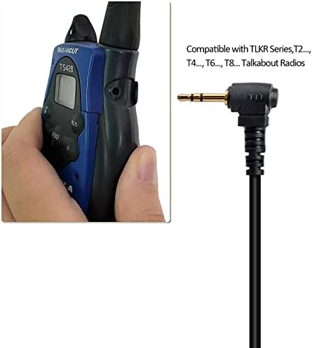 HYS D-Gyűrű Walkie Talkie Fülhallgató, bűnüldözési Fülhallgató AV Mikrofon a Motorola T200TP T260 T100 T100TP T402 T460 T465 T600
