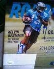 Kelvin Benjamin dedikált Carolina Panthers PSL magazin, nincs Címke SZÖVETSÉG Aláírta - Dedikált NFL Magazinok