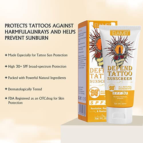 Prémium Tetoválás Érdekel, Fényvédő - Védje meg a Tetoválás Fényvédő Stick SPF 30+ Tetoválás napvédő UVA/UVB Nap Sugarai elleni Védelem,