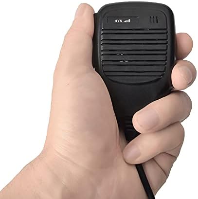 HYS Kompakt Hangszóró, Mikrofon, a Megerősített Kábel 1 Pin Kézi Váll Távoli Hangszóró, Mikrofon ADÓ-vevő a BF-UV3R BF-T1 Walkie Talkie adóvevő