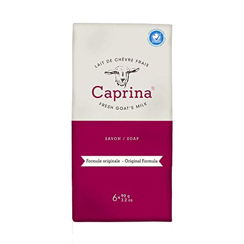 Caprina Canus Friss kecsketej Szappan Eredeti Formulát, 3.2 Gramm minden, Csomag 6
