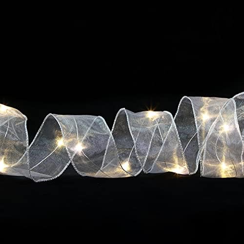 XIOS Karácsonyi Dekoráció 2022 Karácsonyi Szalag tündérfény Karácsonyi LED Fények Dupla Szalag String Fények, karácsonyfa