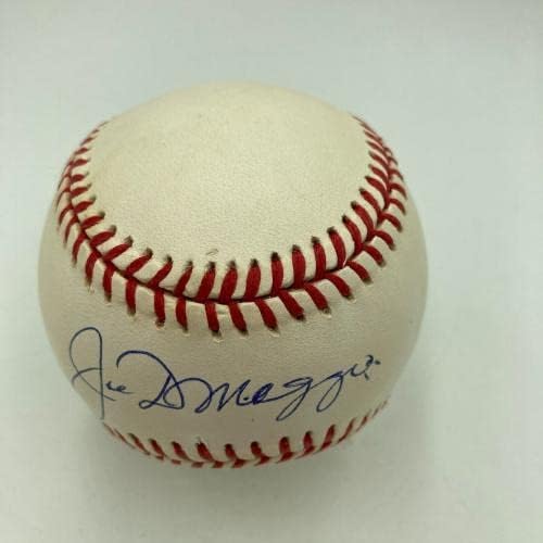 Menta Joe Dimaggio Aláírt Hivatalos Amerikai profi Baseball-Liga SZÖVETSÉG Matrica - Dedikált Baseball