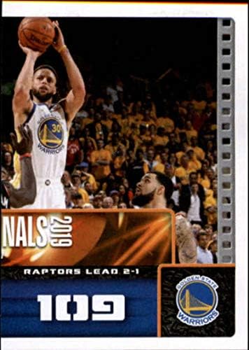 2019-20 Panini Matricák Kosárlabda 68 Stephen Curry Döntő Játék 3 Jobb Oldalon a Golden State Warriors NBA Kosárlabda Mini