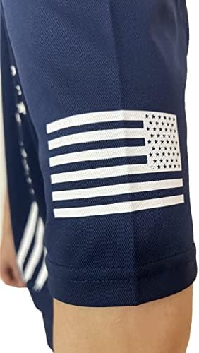 KUFORES Férfi 1776 Amerikai Hazafias Zászló Gyors Száraz, Rövid Ujjú T-Shirt