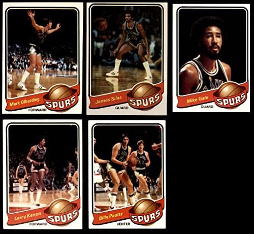 1979-80 Topps San Antonio Spurs Csapat készen áll a San Antonio Spurs (Set) VG/EX+ Spurs