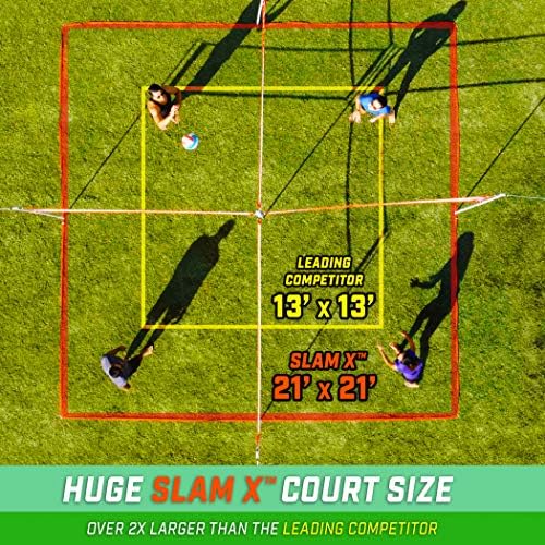 GoSports Slam X 4, Ahogy Röplabda Játék - Végső Kertjében & Tengerparti Játék nem csak Gyerekeknek
