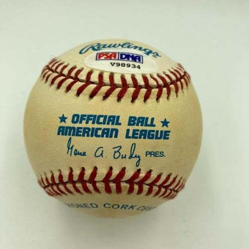 Earl Weaver Hall Of Fame 1996 Aláírt Amerikai profi Baseball-Liga PSA DNS-COA - Dedikált Baseball