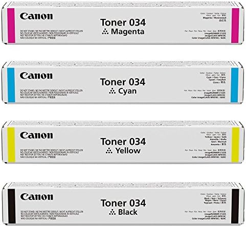 Canon CRG-034 Szokásos Hozam 4-Színes Toner Tintapatron Set